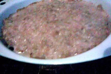 Куриная запеканка с овсяными хлопьями с пряным густым соусом: шаг 1