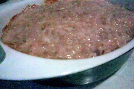 Куриная запеканка с овсяными хлопьями с пряным густым соусом: шаг 2