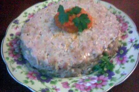 Куриная запеканка с овсяными хлопьями с пряным густым соусом: шаг 3
