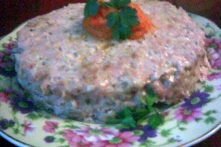 Куриная запеканка с овсяными хлопьями с пряным густым соусом: шаг 5