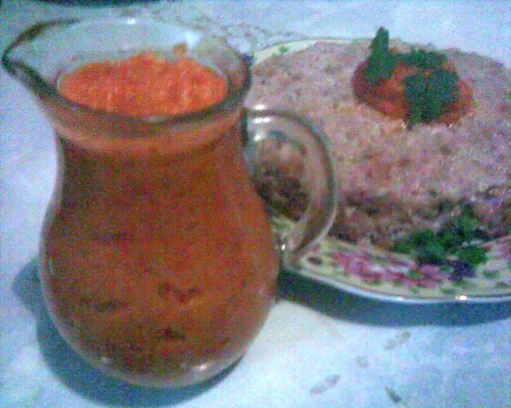 Куриная запеканка с овсяными хлопьями с пряным густым соусом: шаг 6