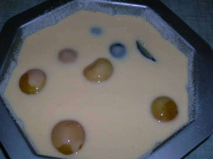 Сливовый пирог, самый простейший: шаг 5