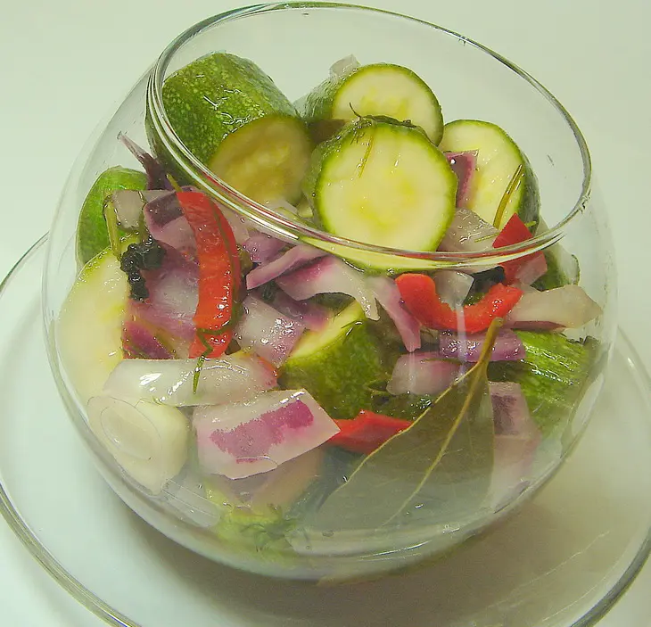 Маринованные кабачки (очень быстро): шаг 6