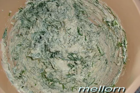 Киш с творогом и зеленью: шаг 6