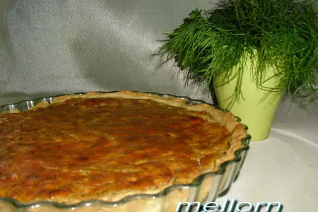 Киш с творогом и зеленью: шаг 11