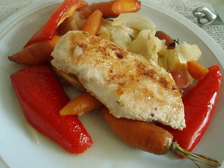 Курочка  в медовой корочке: шаг 6
