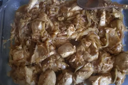 Курочка с рисом  с шафрановым молоком и кориандром: шаг 13