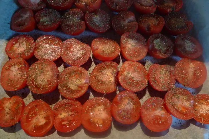 Помидоры по  "испански": шаг 2