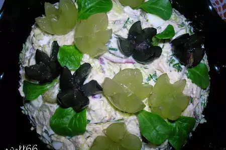 Салат с куриной грудкой, пекинской капустой и сладкой ноткой ( быстро, просто и неожиданно вкусно): шаг 5