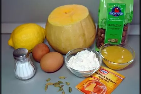 Ароматные кексы с тыквой и фундуком "нежность" для моей любимушки!: шаг 1
