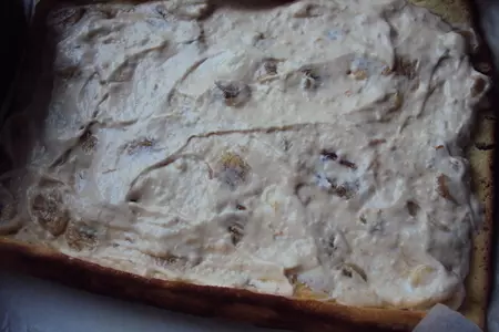 Рулет с «карамельными» бананами со вкусом топленого молока/ дуэль: шаг 7