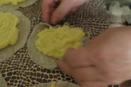 Калитки с картофельным пюре и пшенной кашей: шаг 2