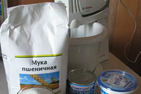 Кекс: шаг 1