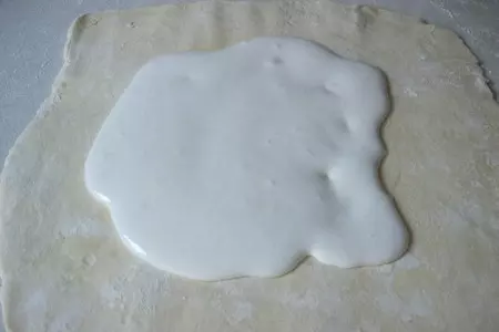 Творожные рулетики с белковой начинкой: шаг 2