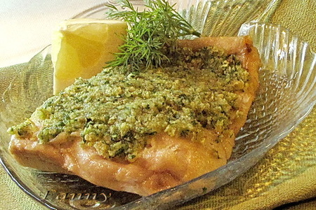 Рыбное филе в зеленой панировке: шаг 6
