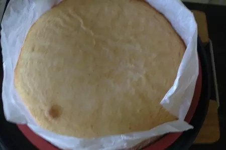 Сырный чизкейк с фламбированными персиками: шаг 4