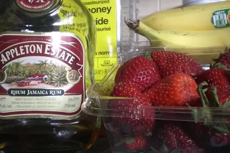 Блинчики из гречневой муки с фруктовым фламбе и сыром: шаг 10