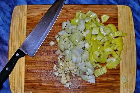 Чили из курицы: шаг 1