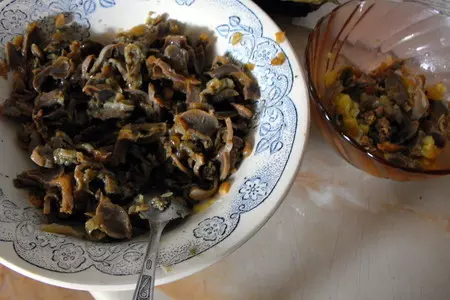 Овощи, фаршированные куриными желудками.: шаг 4