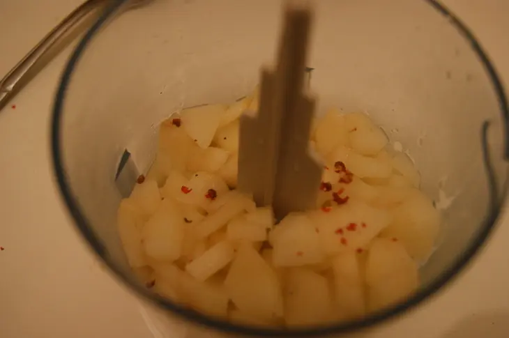 Желированные груши с шоколадным кремом: шаг 1