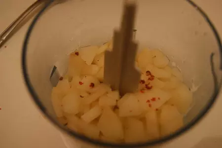 Желированные груши с шоколадным кремом: шаг 1
