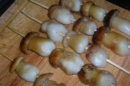 Лапша домашняя с белыми грибами +  бонус в виде мини-шашлычков: шаг 11