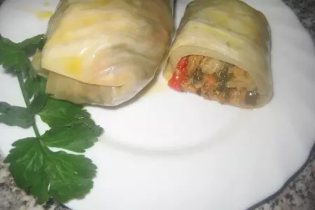 Маринованые овощные голубцы: шаг 5