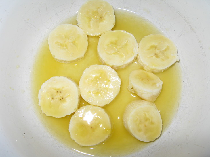 Оладьи из гречки с бананово-апельсиновой подливой: шаг 4