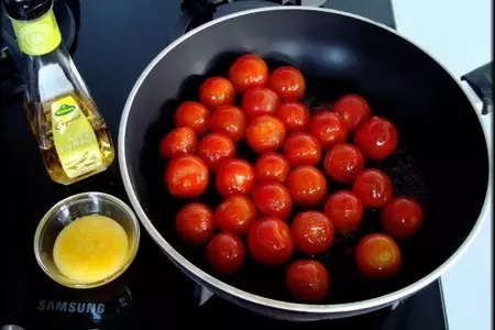 Помидоры черри в пармезановом креме.: шаг 12