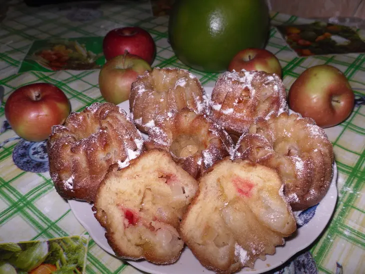 Кексики с грушами и мятным сиропом: шаг 17