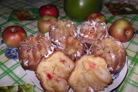 Кексики с грушами и мятным сиропом: шаг 17
