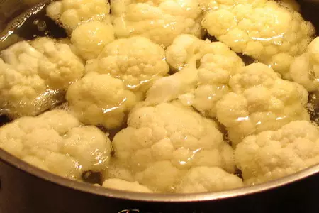 Цветная капуста, запеченная с грибами и сыром: шаг 4