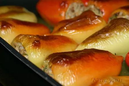 Перец фаршированный запечённый: шаг 6