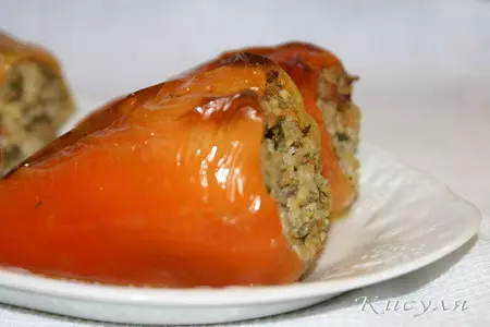 Перец фаршированный запечённый: шаг 7