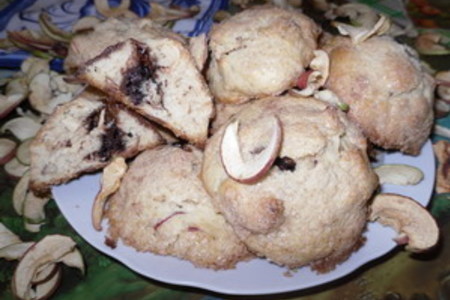 Печенье с сушеными яблоками и орехами: шаг 11