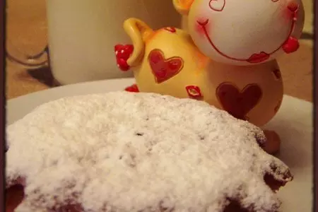 Бисквитные кексы "фруктовый дуэт": шаг 12