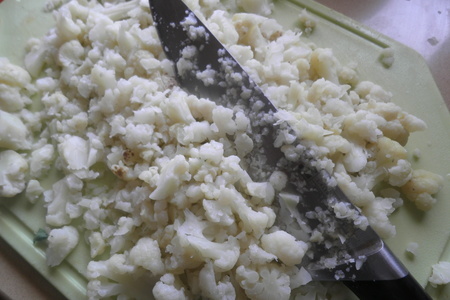 Запеканка из цветной капусты с миндалем и сыром: шаг 2
