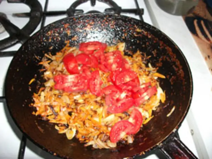 Гречка с овощами и курицей: шаг 2