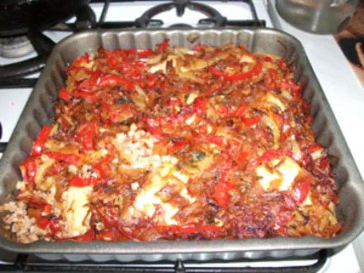 Гречка с овощами и курицей: шаг 6