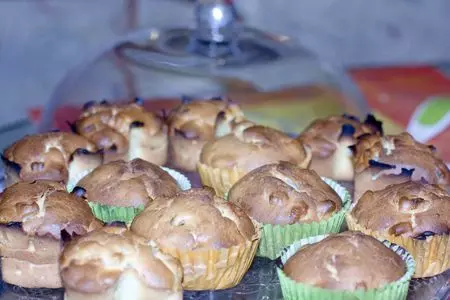 Кексы с яблоками: шаг 10