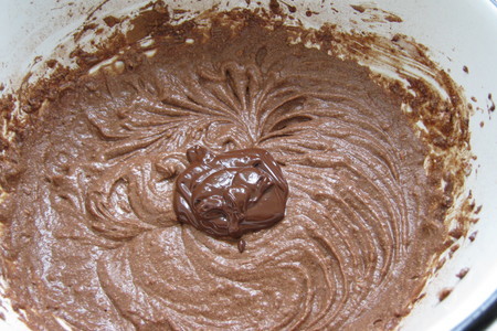 Шоколадное пирожное с "бабочкой".: шаг 3
