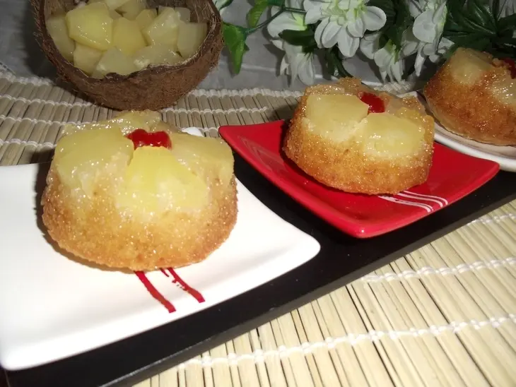 Кокосовые кексы с ананасами: шаг 8