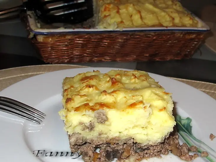 Картофельная запеканка по мотивам пастушьего пирога (shepherd's pie): шаг 6