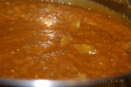 Тыквенно-яблочный чатни с кусочками винограда: шаг 5