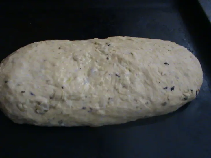 Закусочный хлеб с кабачками и грибами: шаг 3