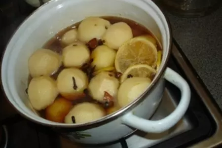 "пряные маринованные груши": шаг 3