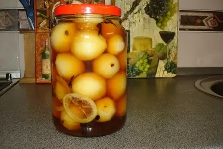 "пряные маринованные груши": шаг 4
