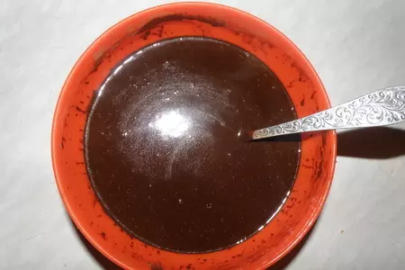 Шоколадный рулет из печенья: шаг 2