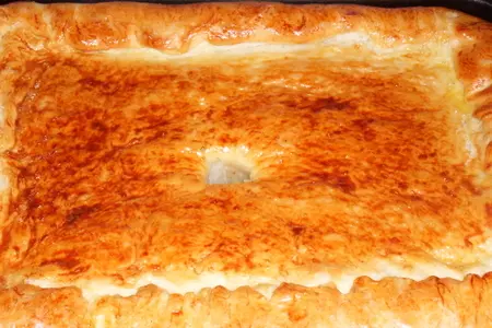Пирог с мясом и капустой: шаг 7