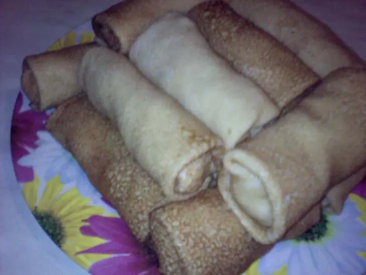 Блинчики с курицей и рисом: шаг 1